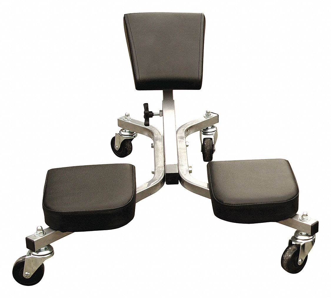 KNEE SAVER WORK SEAT,STEEL,28 IN. L