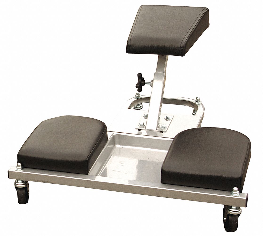 KNEE SAVER WORK SEAT, HEAVY-DUTY, ADJUSTABLE, 300 LB MAX LOAD CAPACITY