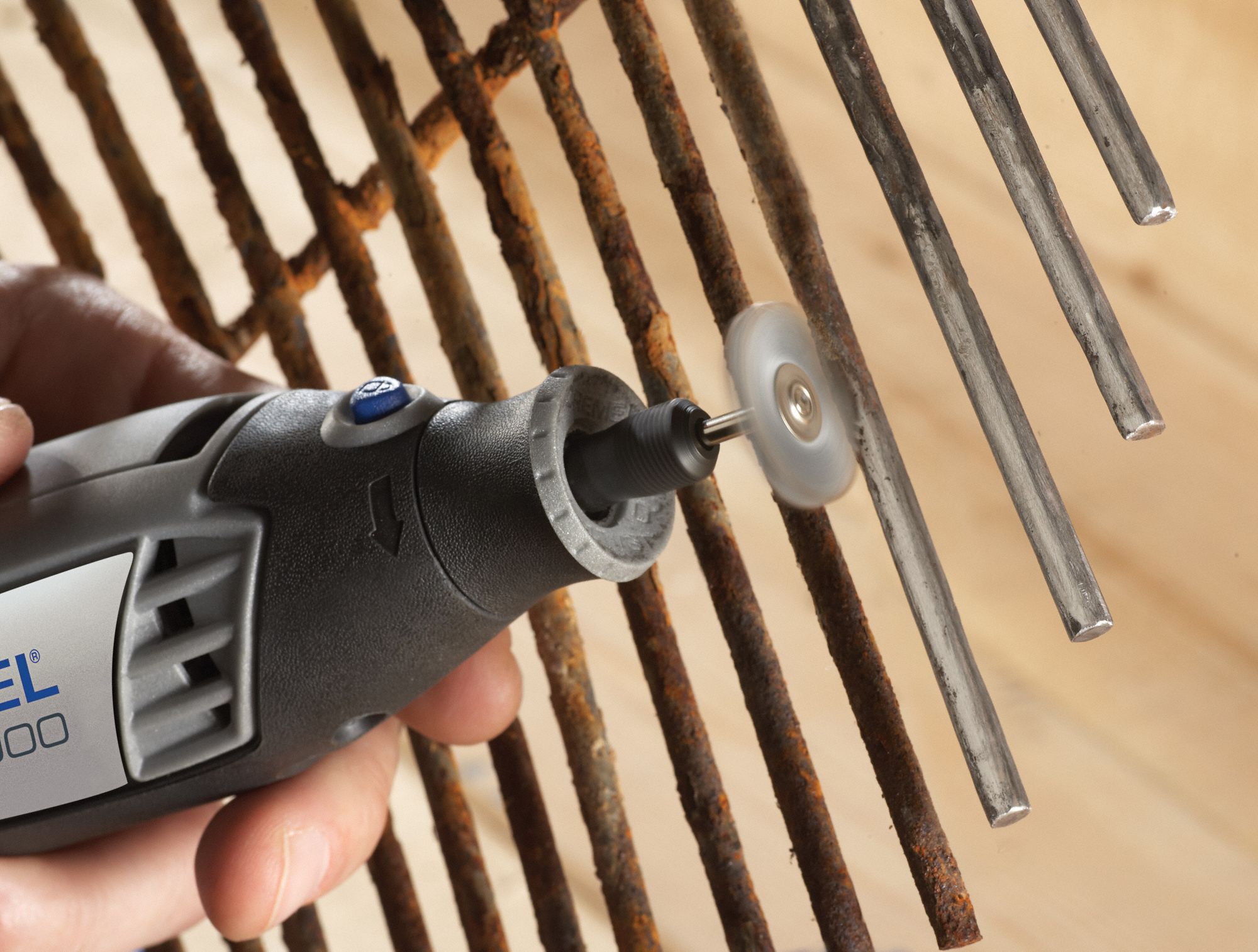 DREMEL Rotary Tool Brush, 1 in Brush Diameter, 1/8 in Shank Diameter