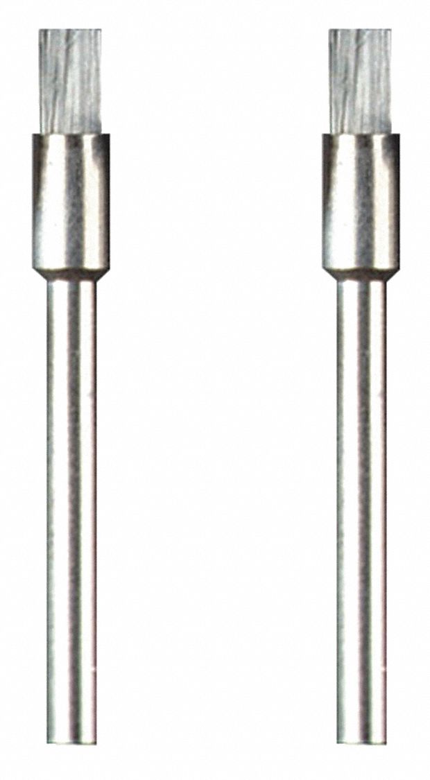 DREMEL Rotary Tool Brush, 1/8 in Brush Diameter, 1/8 in Shank Diameter