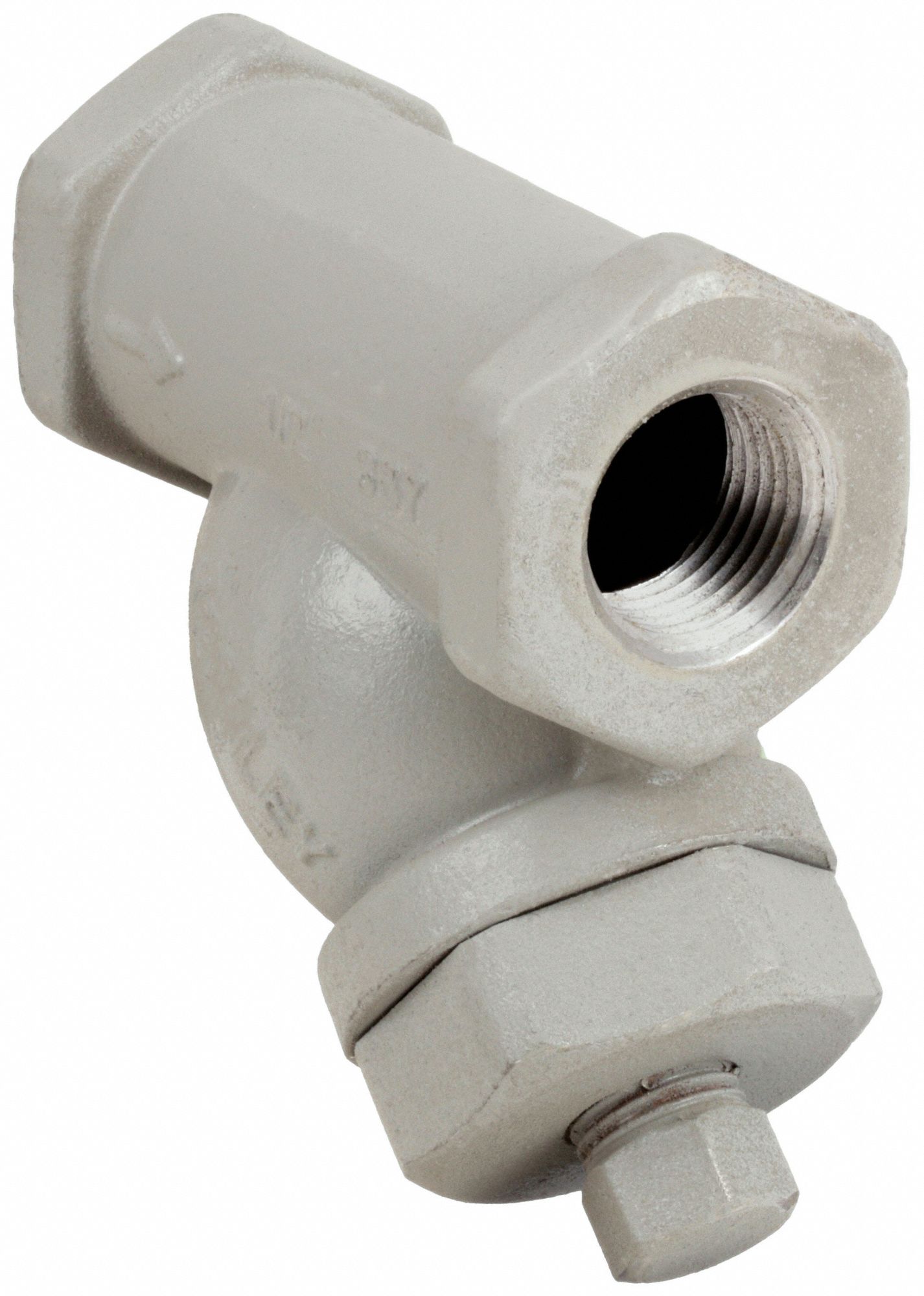 KECKLEY Y Strainer Carbon Steel, 1/2 in, NPT, Perforated, 0.062 in