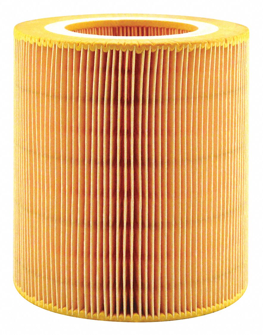 Automotive Air Filter: Round-Oval, Engine, Round, Axial Seal, 5 5/16 in Overall Ht