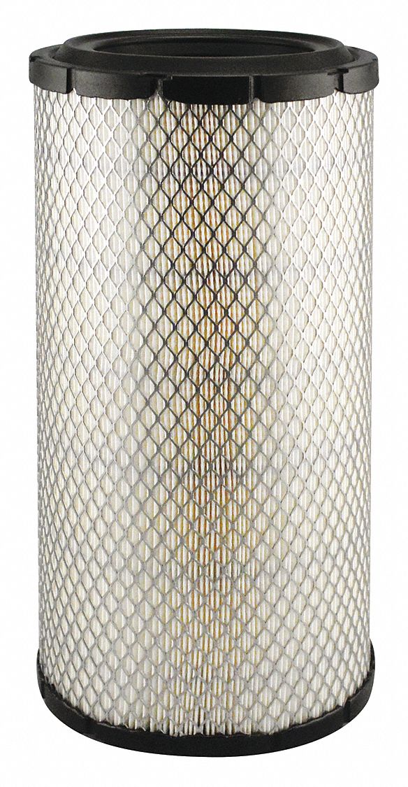 Automotive Air Filter: Round-Oval, Engine, Round, Radial Seal, 14 in Overall Ht