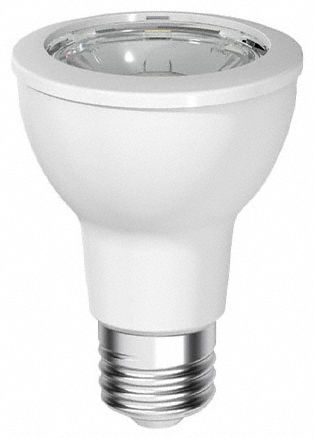 COMPACT LED BULB, PAR20, MEDIUM SCREW (E26), 7 W, 3000K, 520 LUMENS, 20 °