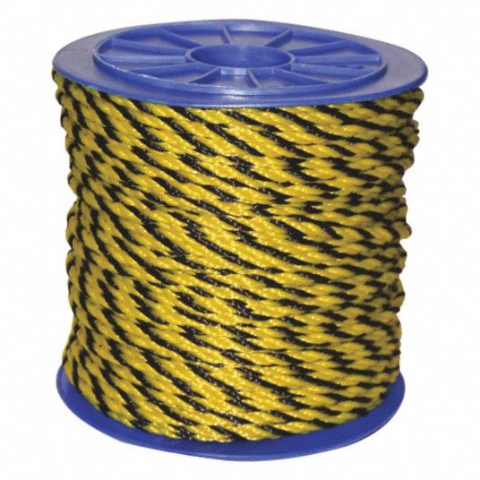 Twisted, 1 in Dia, General Purpose Utility Rope - 45AV60