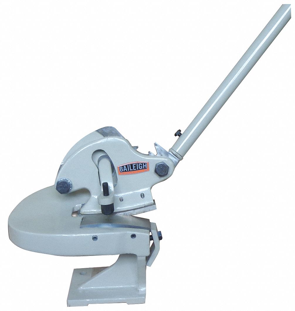 Machining Shear: 6 ga Capacity (Steel), 5 1/4 in Shearing Lg