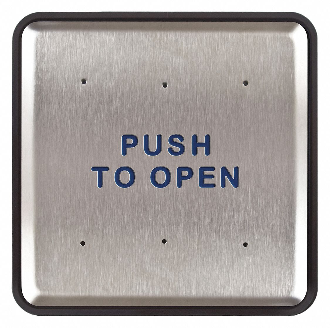 EXIT PUSH BUTTON,ALUMNUM,STAINLESS STEEL