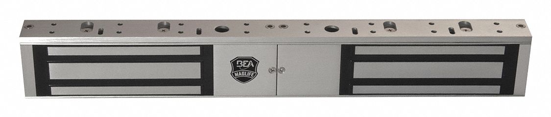 Electromagnetic Lock: 1 19/32 in Lg, 21 in Wd, 2 7/8 in Ht