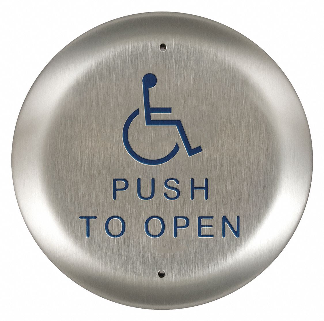 EXIT PUSH BUTTON,ALUMNUM,STAINLESS STEEL