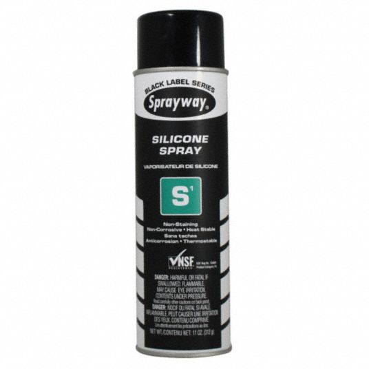 SILICONE SPRAY) Food Grade Lubricant, Sprayway (12pk) — Nether