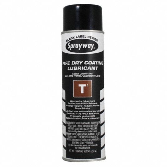 12 oz, 20 oz, General Purpose Dry Lubricant 45C007SW295 Grainger