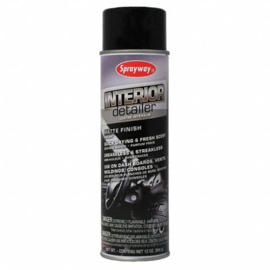 SPRAYWAY, 20 oz Container Size, Aerosol Can, Interior Detailer 45C013SW780 Grainger