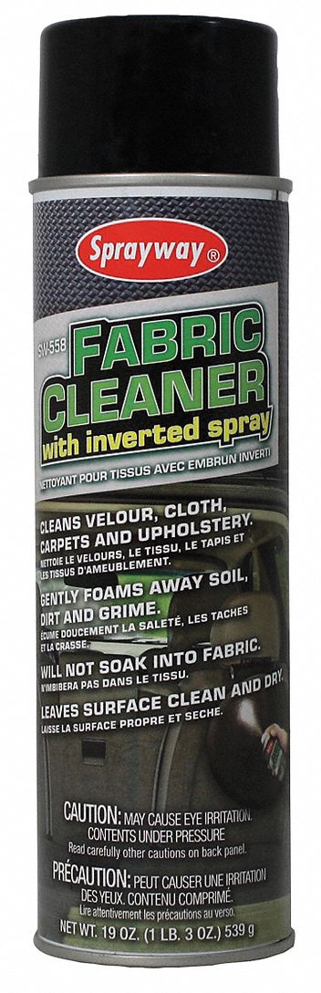 SPRAYWAY Fabric Foam Cleaner, Net 19 oz. - 45C016|SW558 - Grainger