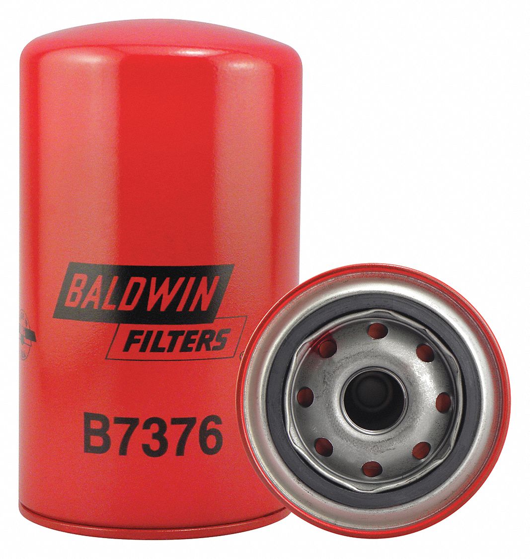 BALDWIN FILTERS OIL FILTER, M22-1.5 THREAD SIZE, 6⅝ IN OVERALL L, OIL ...