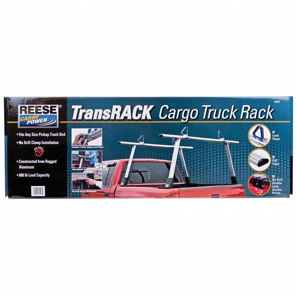 REESE Truck Rack: 800 lb Max Load Capacity, 13 in, 36 1/2 in, 7 1/2 in ...