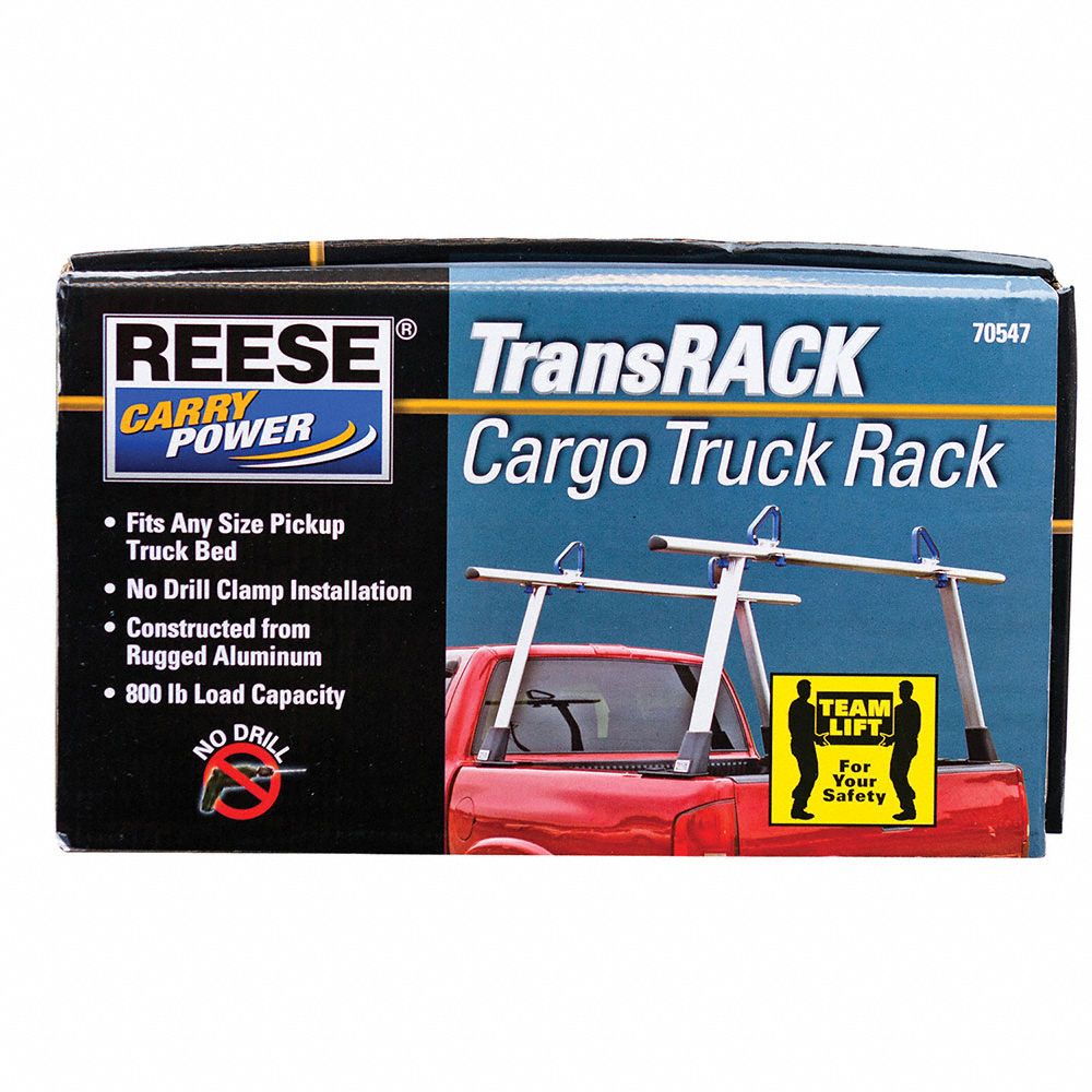 REESE Truck Rack: 800 lb Max Load Capacity, 13 in, 36 1/2 in, 7 1/2 in ...