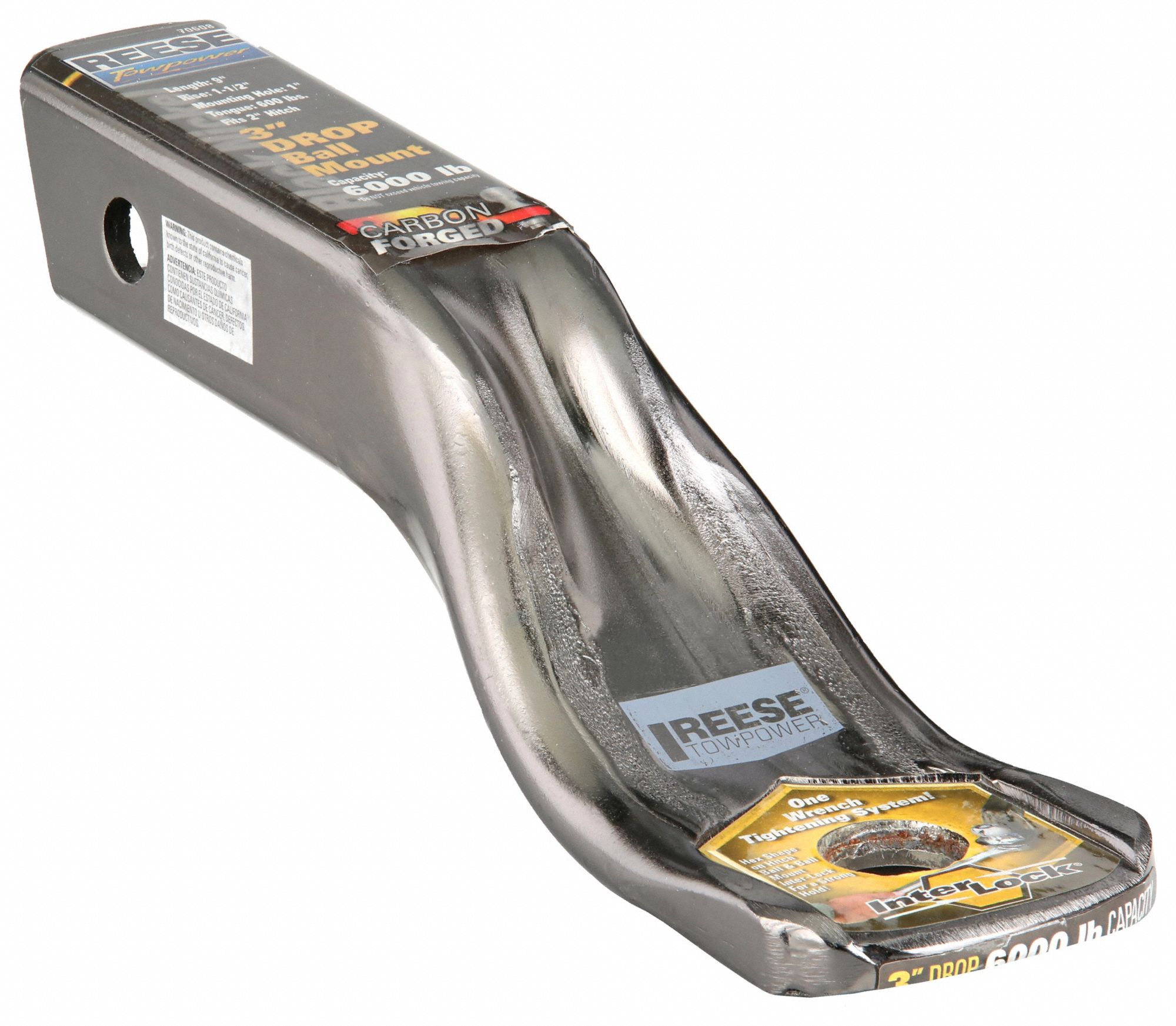 Forged Black Nickel Ball Mount: IV, 1 in Compatible Ball Shank Dia, Ball Mounts Ball Mount