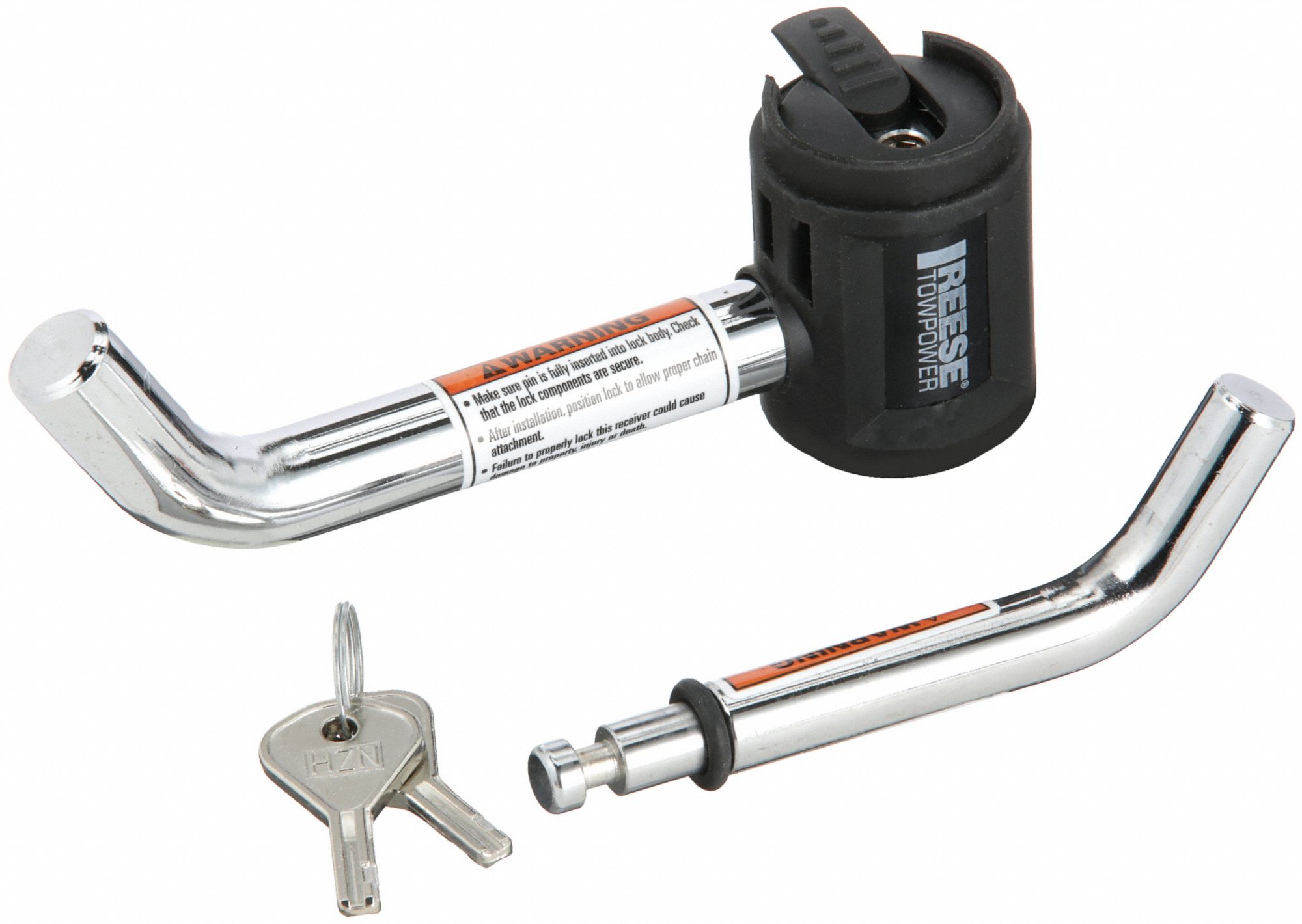 REESE, Dual Bent Pin, 1/2 in/5/8 in, Receiver Lock 45C1577054430