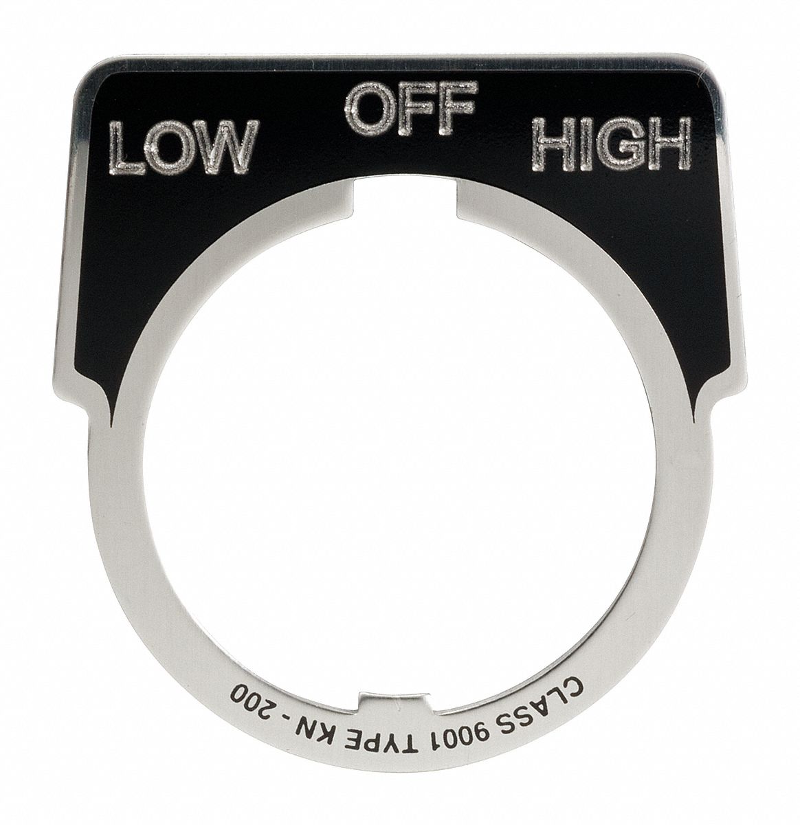 LegndPlat, LowOffHigh, Silvr/Blk, HalfRound