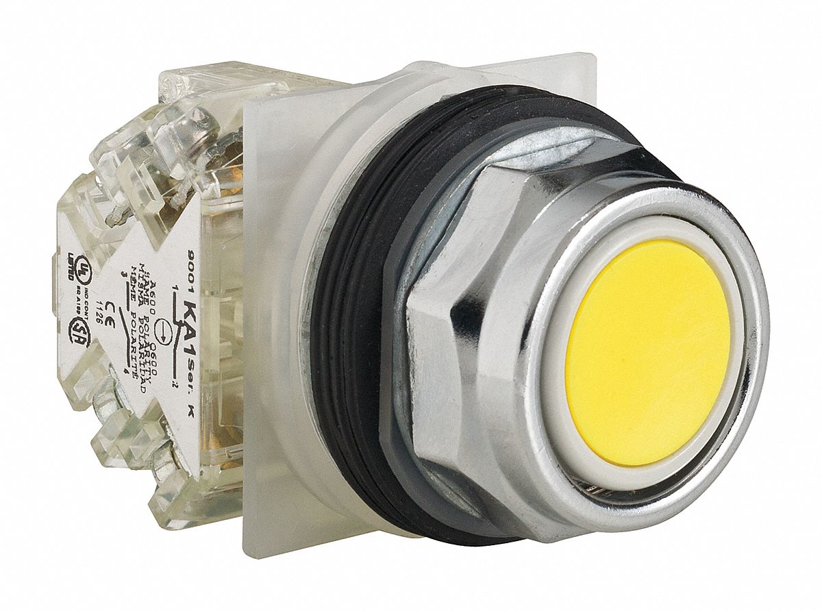 Schneider Electric 30 Mm Size Momentary Push Non Illuminated Push Button 45c4959001kr1yh13 