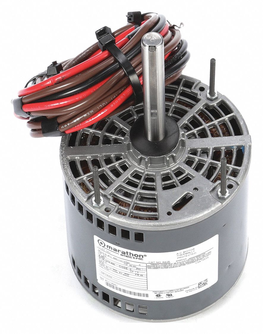 MARATHON MOTORS Condenser Fan Motor, 3/4 HP, Permanent Split Capacitor