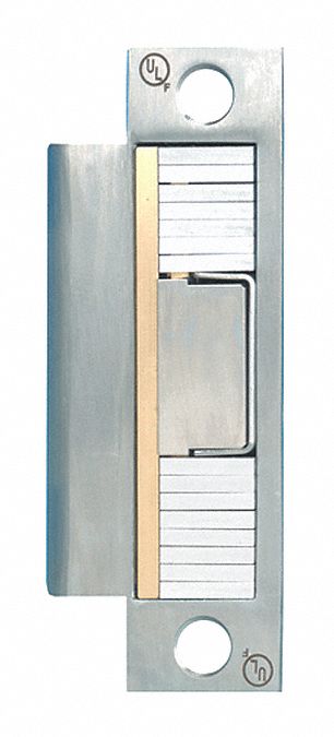 Mortise Unlatch: 1 7/8 in Wd, 4 7/8 in Ht, Stainless Steel