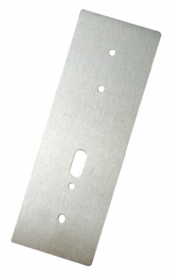 Keypad Cover Plate: 8 in Lg, 1 in Wd, 3 in Ht