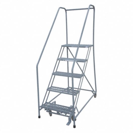 50 In Platform Ht, 24 In Platform Dp, Rolling Ladder - 45ch90 