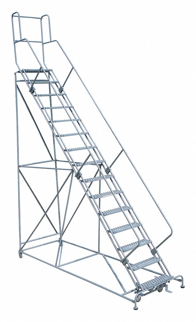 Rolling Ladder, 192 in.H x 42 in.W, 450lb.