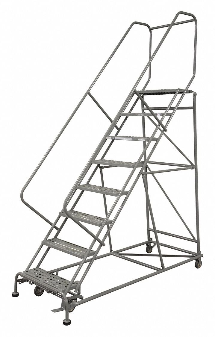 80 in Platform Ht, 12 in Platform Dp, Rolling Ladder - 45CJ39 ...