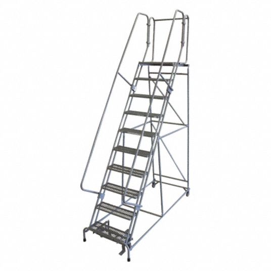 COTTERMAN, 8.3 ft Platform Ht, Unassembled, Rolling Ladder - 45CJ51 ...