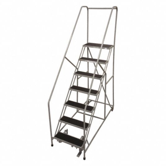 COTTERMAN, 5.8 ft Platform Ht, Assembled, Rolling Ladder - 45CJ67 ...