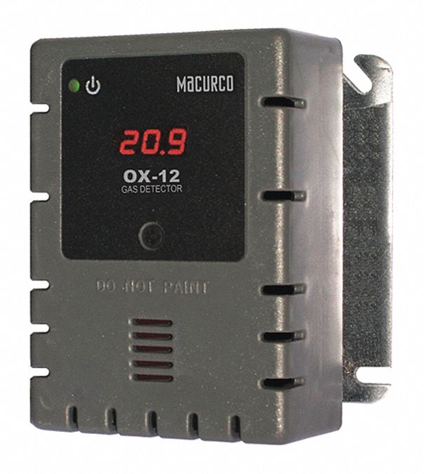 Fixed Gas Detector: DVP-120, Oxygen, cETLus Certified, Gas Detector, O2, 100 to 240V AC, LED