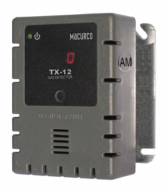 Fixed Gas Detector: Macurco Control Panel, Ammonia, cETLus Certified, Gas Detector, NH3, LED