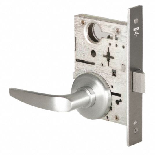 BEST, Passage Lever Locksets, Chrome, Door Lockset - 45CK31 ...