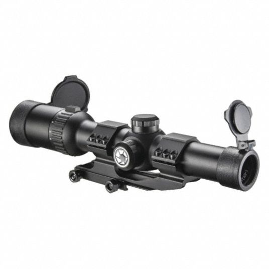 BARSKA, 1x to 6x, 23.1 ft @ 1x/3.9 ft @ 6x, Rifle Scope - 45CL60