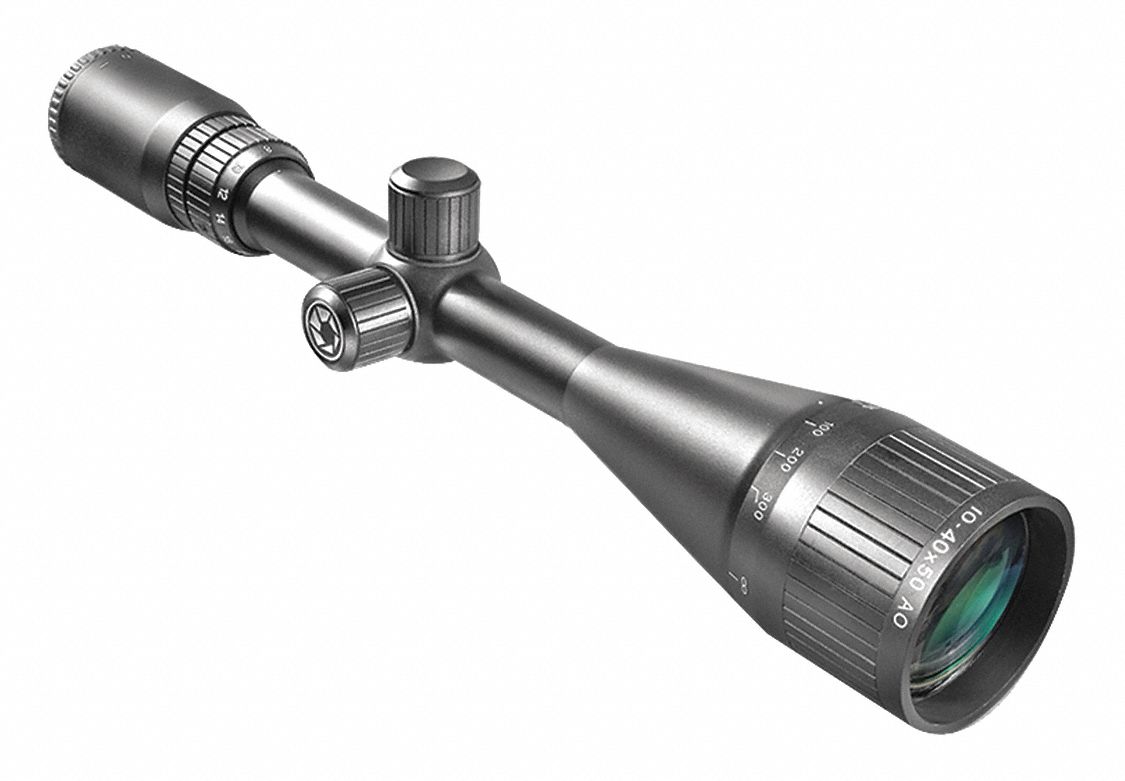BARSKA Rifle Scope, 10x to 40x Magnification, 50 mm Objective Lens