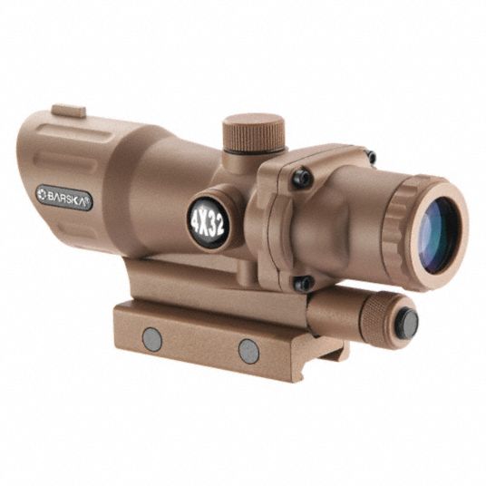 BARSKA, 4x, 108 in @ 1x/29.3 ft @ 4x, Rifle Scope - 45CL89|AC12454 ...