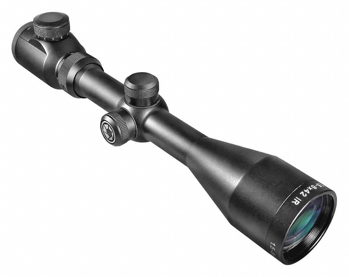 BARSKA, 1.5x to 6x, 42 mm Objective Lens, Rifle Scope 45CM16AC10054