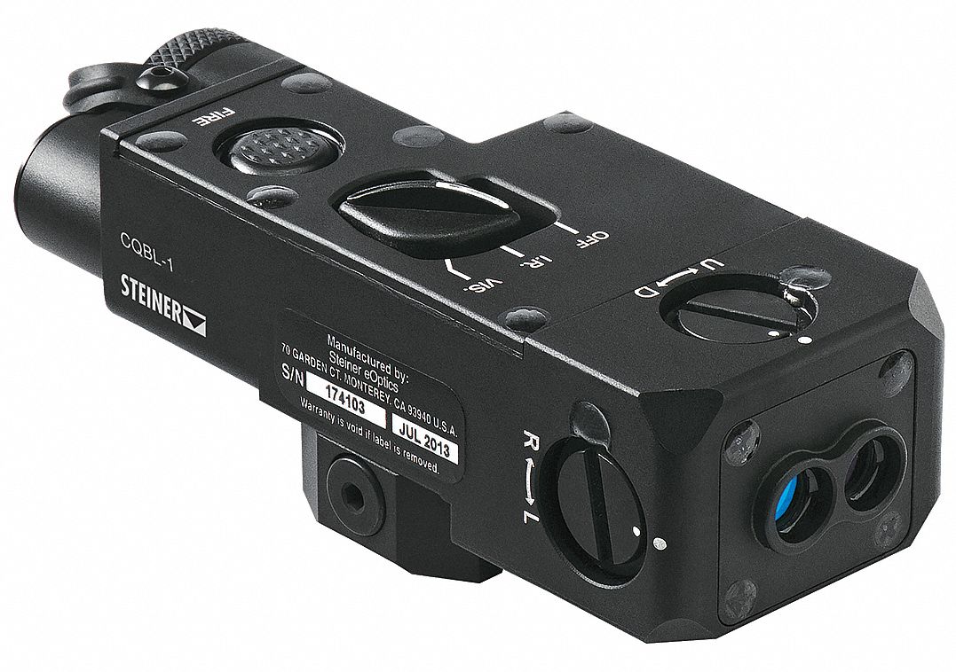 STEINER Rifle Laser Sight, Red Laser Color, Picatinny Mount, 266 yd Max