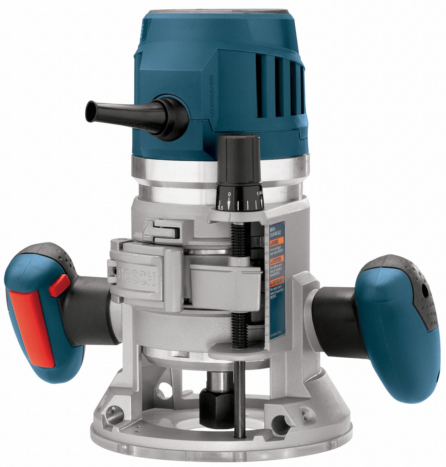BOSCH Fixed Base Router, 2.3 HP, 120V, 15A, 9.3 lb - 45CR55|MRF23EVS ...