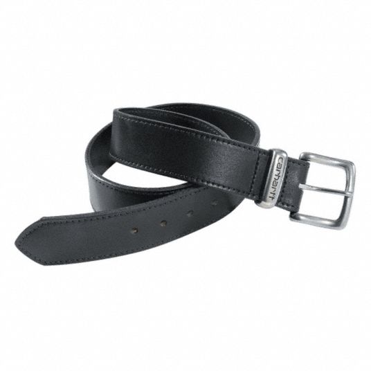 CARHARTT Jean Belt: Jean Belt Belt, 48 in Max Waist Size, Black, Buckle ...
