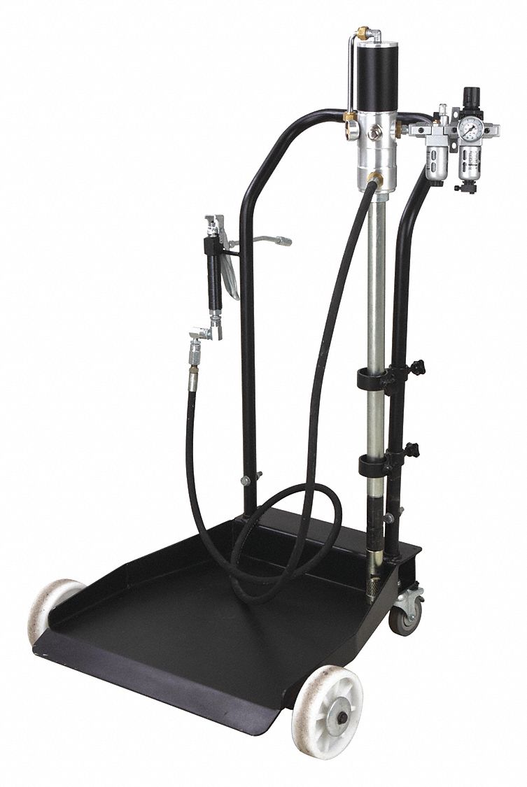 TRSS POMPE GRAISSE MNTE S/ CHARIOT,120LB