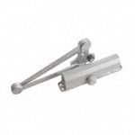 Door Closer: Parallel Mounting Type, Grade 3 - Light Duty, Aluminum, 11 1/4 in Lg, 2 in Wd