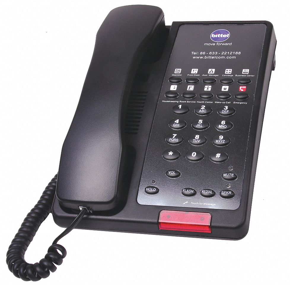 HOSPITALITY TELEPHONE, CALL WAITING, SPEAKERPHONE, 38TSD10S-B, VOICEMAIL, VOLUME CONTROL