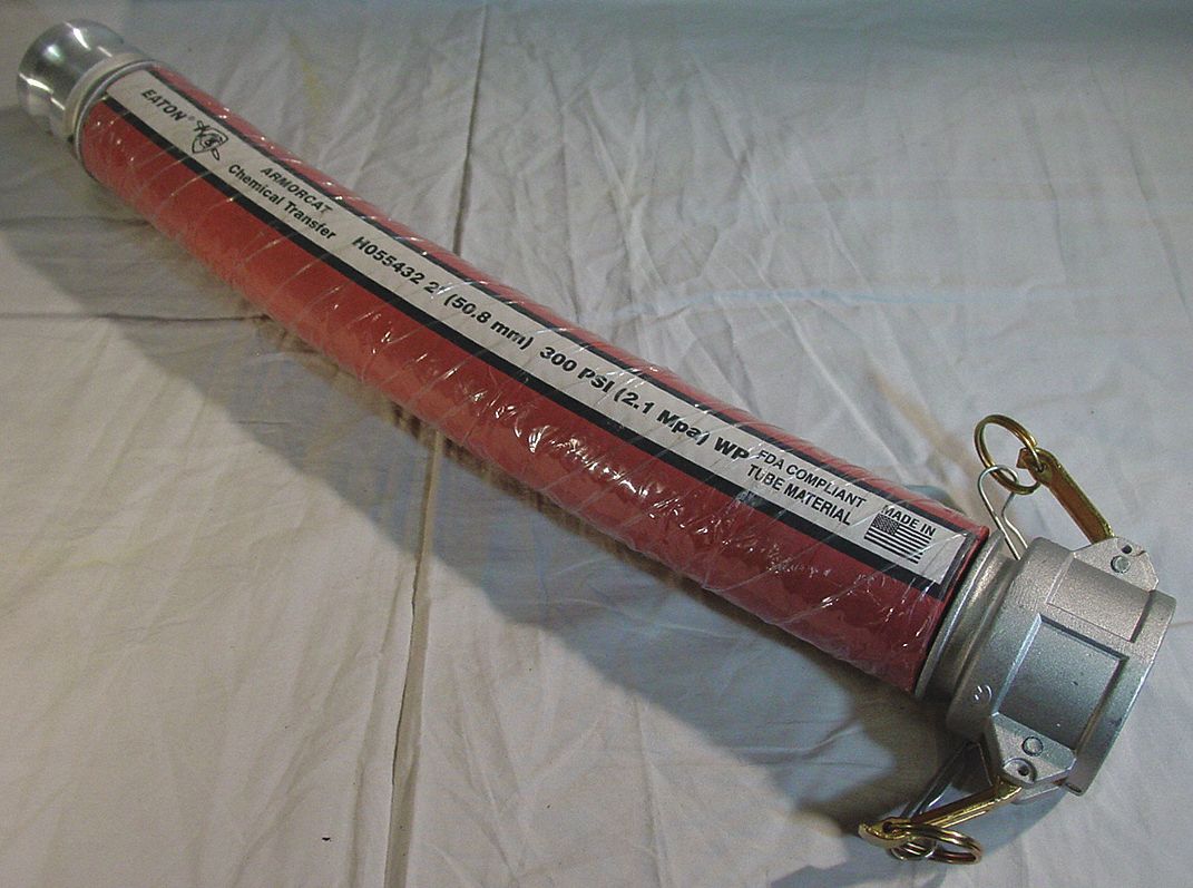 EATON Chemical Hose, UHMWPE, 1 in, 10 ft, 500 psi 45CU70H05541610