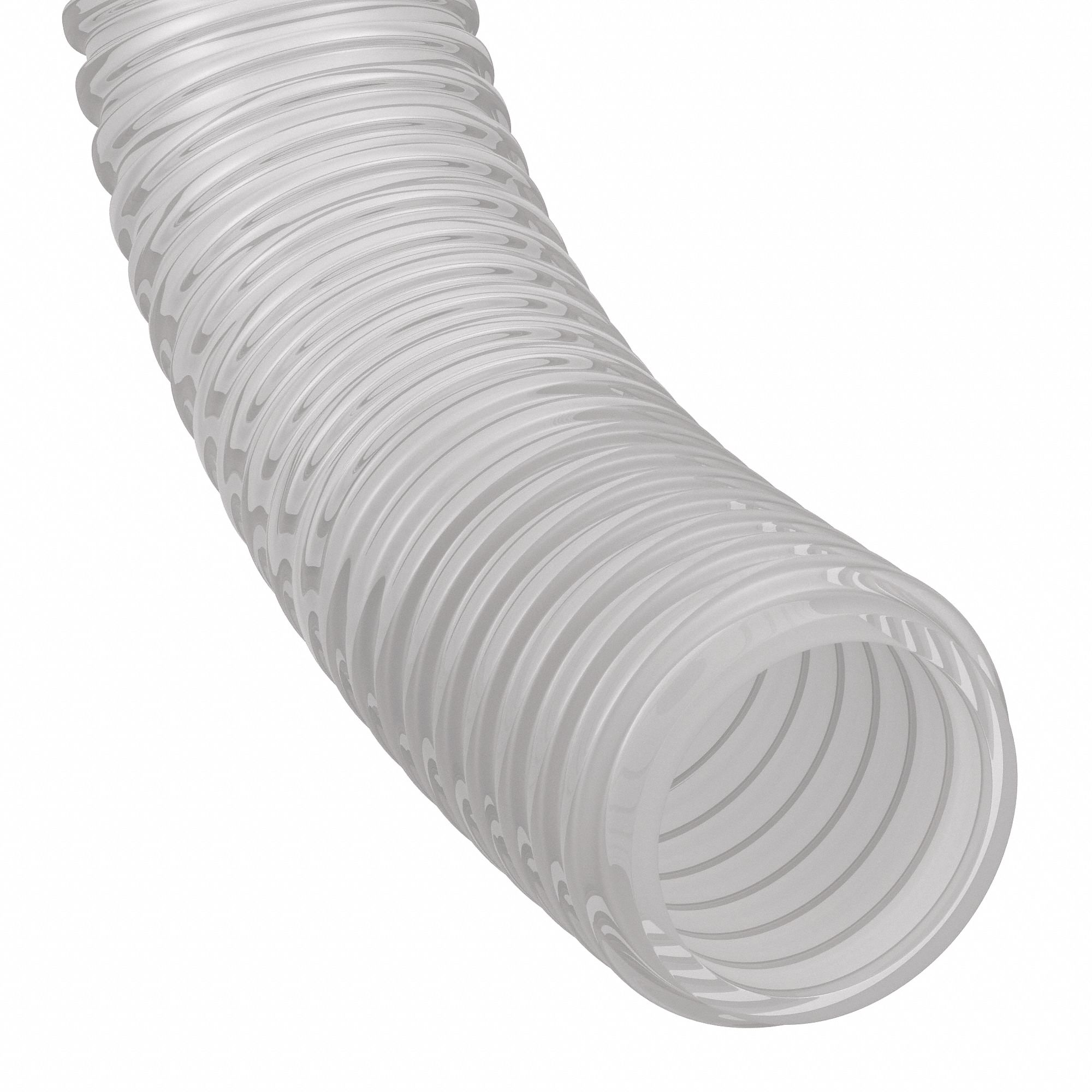 FOOD HOSE: 2½ IN HOSE INSIDE DIAMETER, 65 PSI, CLEAR, 100 FT HOSE LG