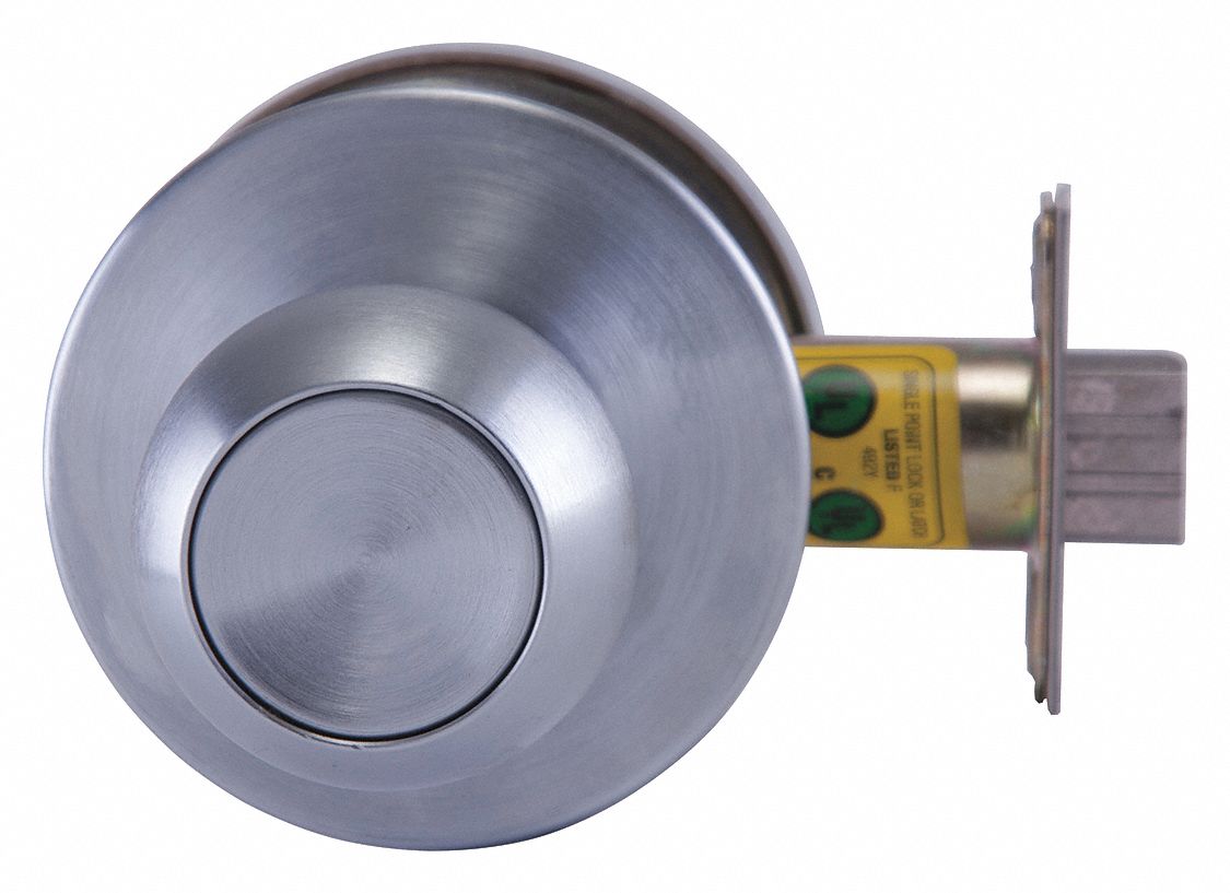 BEST, 1, 8K Round, Knob Lockset 45CX028K30N4AS3626 Grainger
