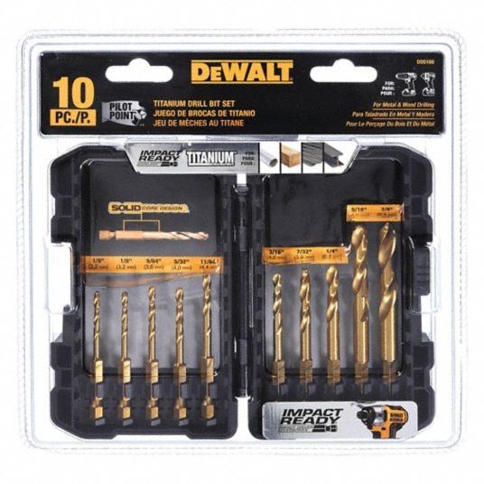 DEWALT Drill Bit Set 45CY80 DD5155 Grainger