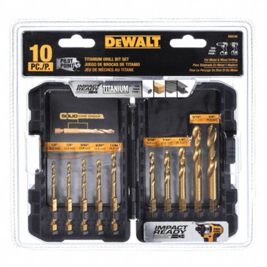 10-Piece General Purpose Drilling Set